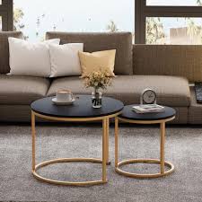 Round Nesting Tables for Stylish and Flexible Living Room Design