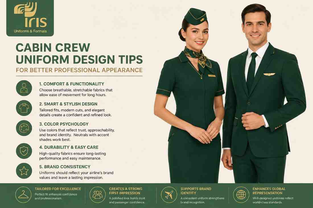 Cabin Crew Uniform Design Tips for Better Professional Appearance