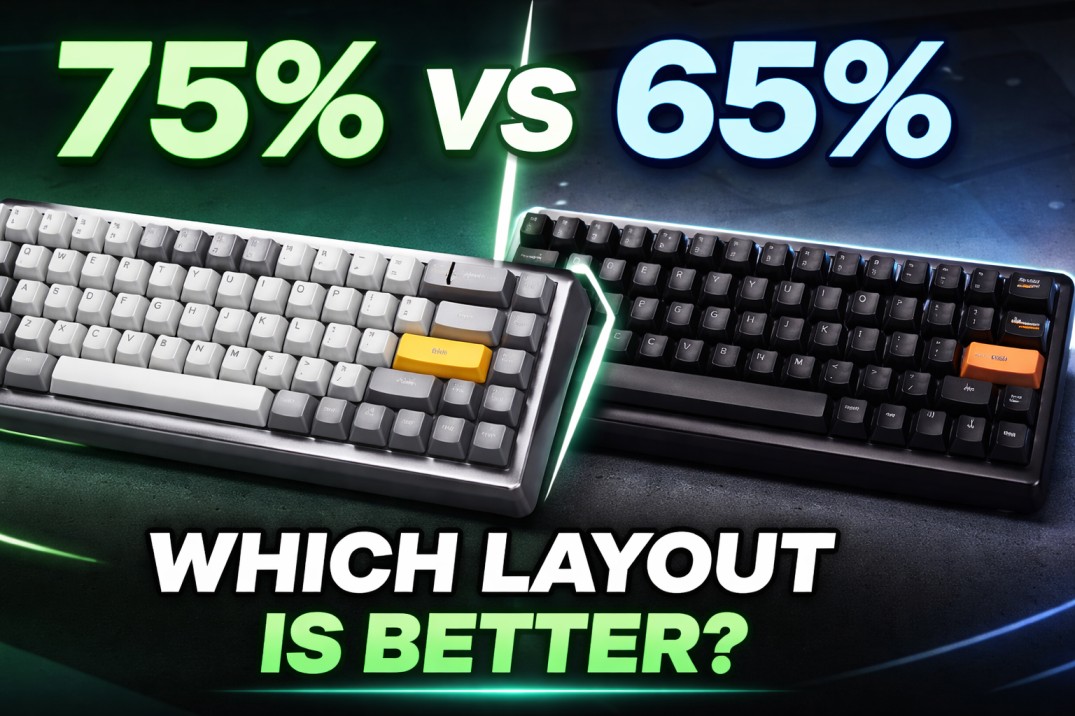 75% vs 65% Mechanical Keyboards: Which Layout Is Better?