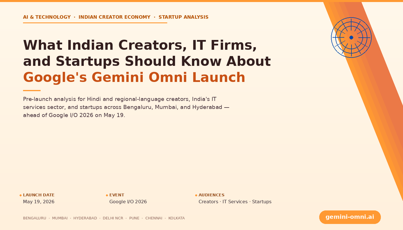 What Indian Creators, IT Firms, and Startups Should Know About Google's Gemini Omni Launch