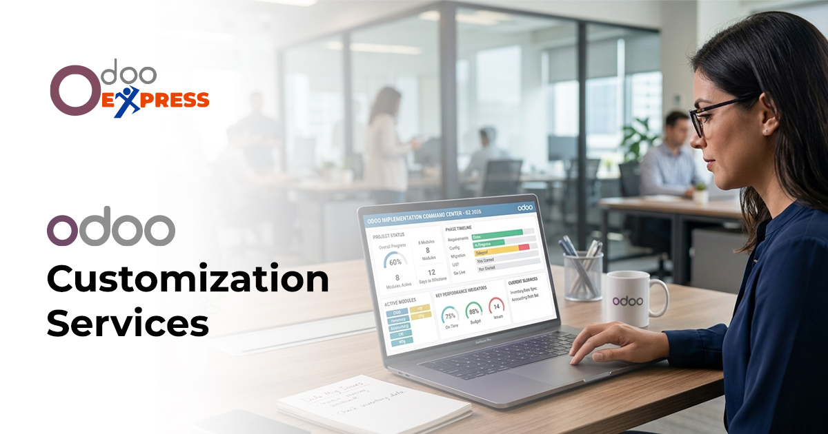 Odoo Customization Services – Tailored ERP for Manufacturing & Logistics