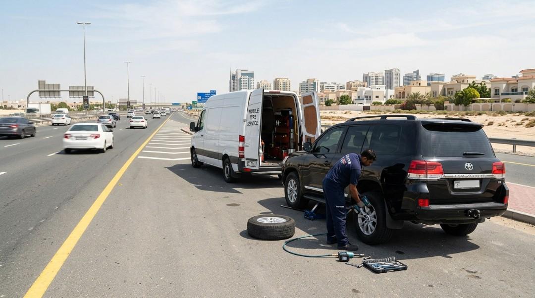 Mobile Car Tyre Replacement in Dubai - A Smart Solution for Modern Drivers