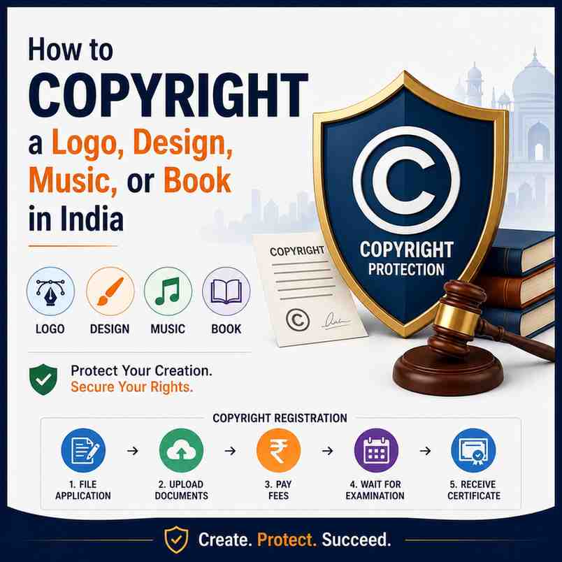 How to Copyright a Logo, Design, Music, or Book in India 