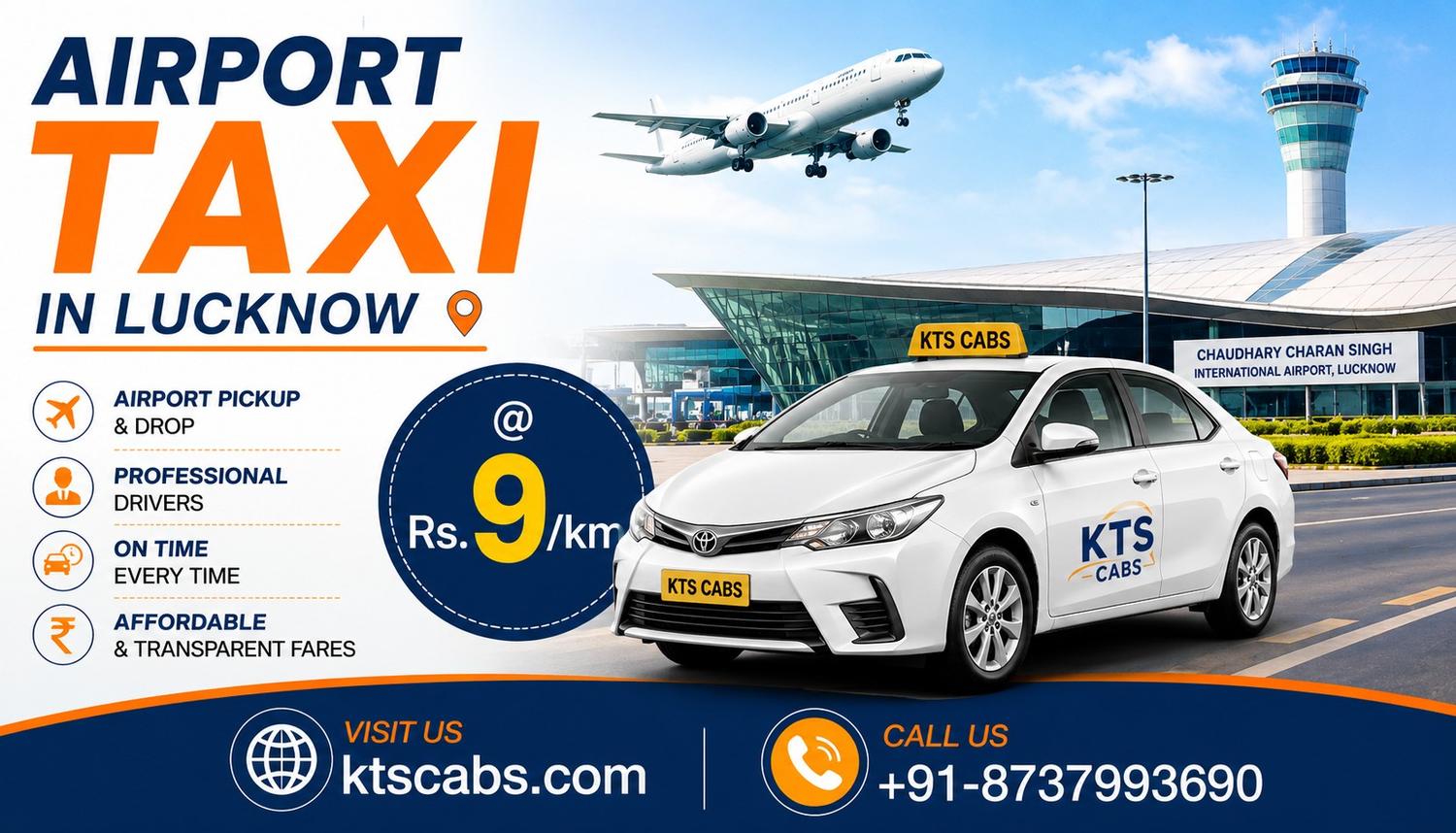 24/7 Airport Taxi in Lucknow – Safe, Comfortable & Budget Friendly