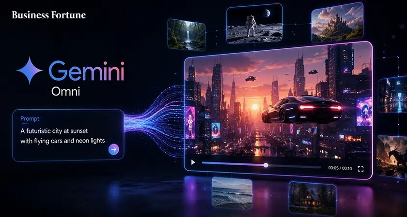 Google Launches Gemini Omni Turning Text into Full AI Videos