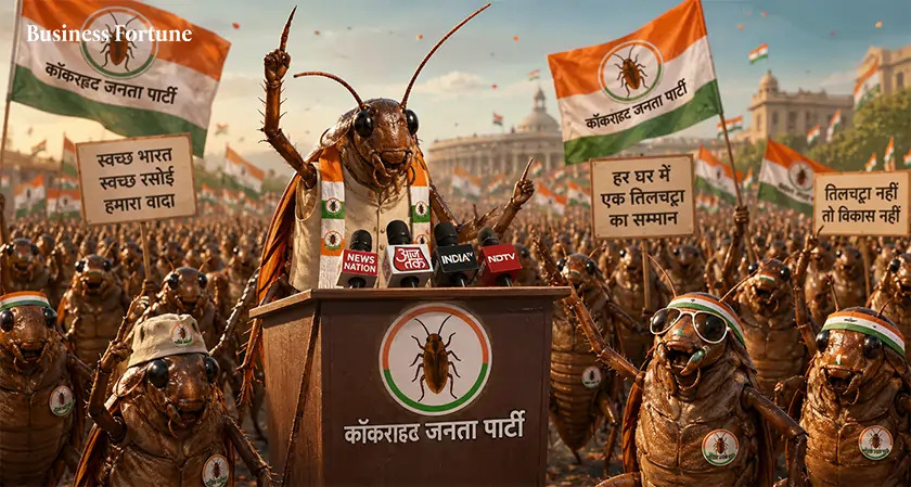 Cockroach Janta Party Shakes Indian Politics, Gains Millions Followers, Youth Backing
