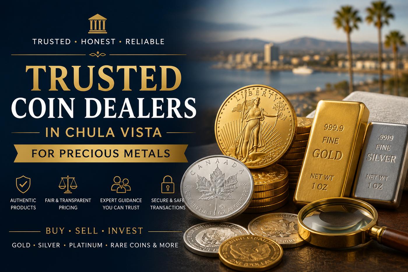 Trusted Coin Dealers in Chula Vista for Precious Metals