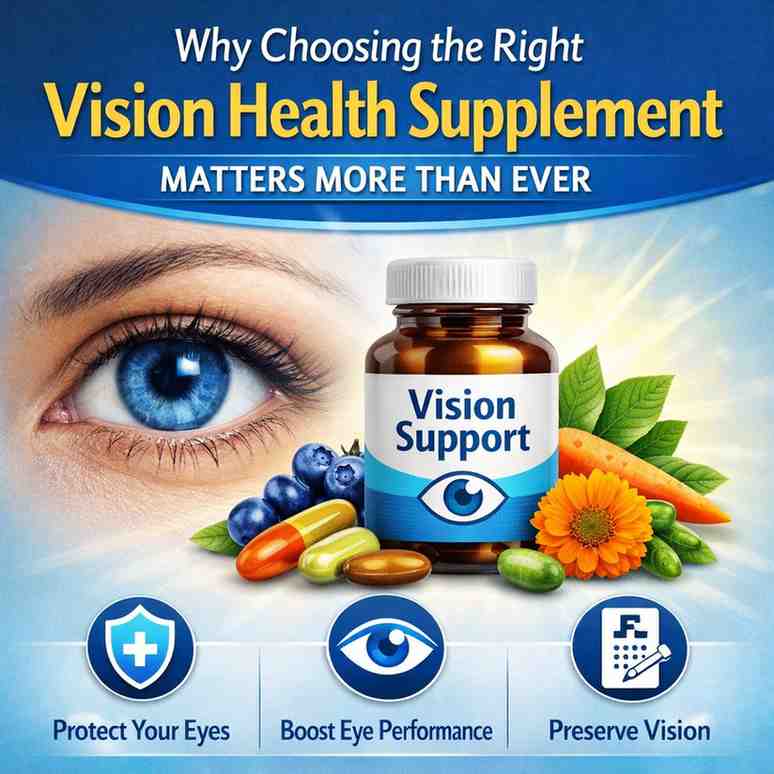 Why Choosing the Right Vision Health Supplement Matters More Than Ever