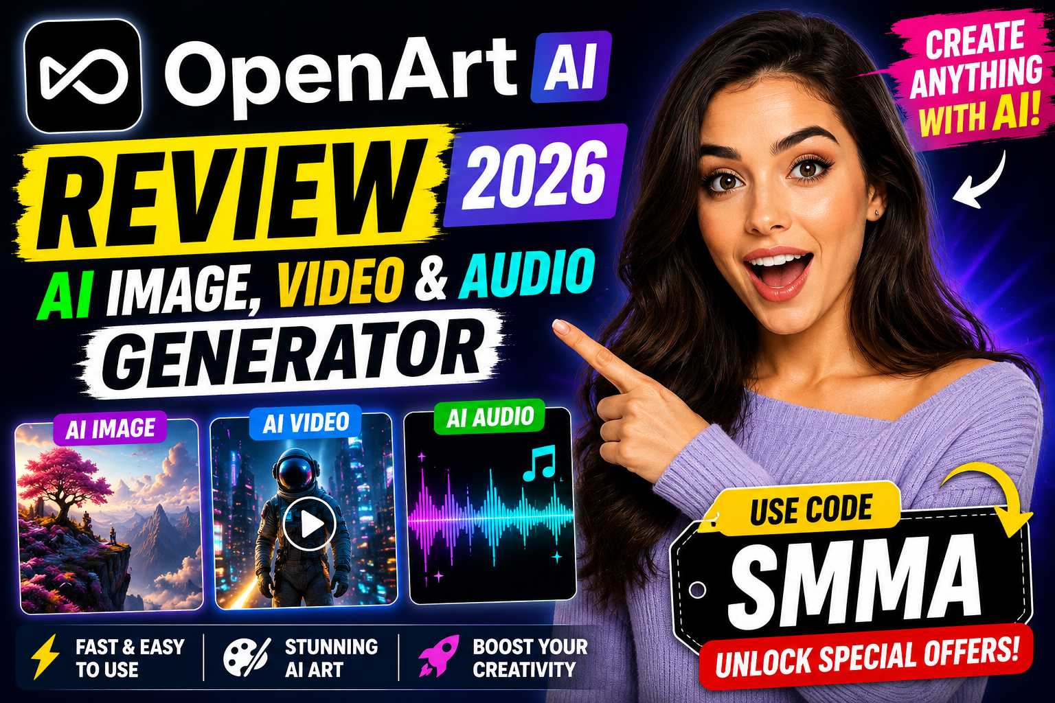 OpenArt AI Review 2026 – AI Image, Video & Audio Generator for Creators