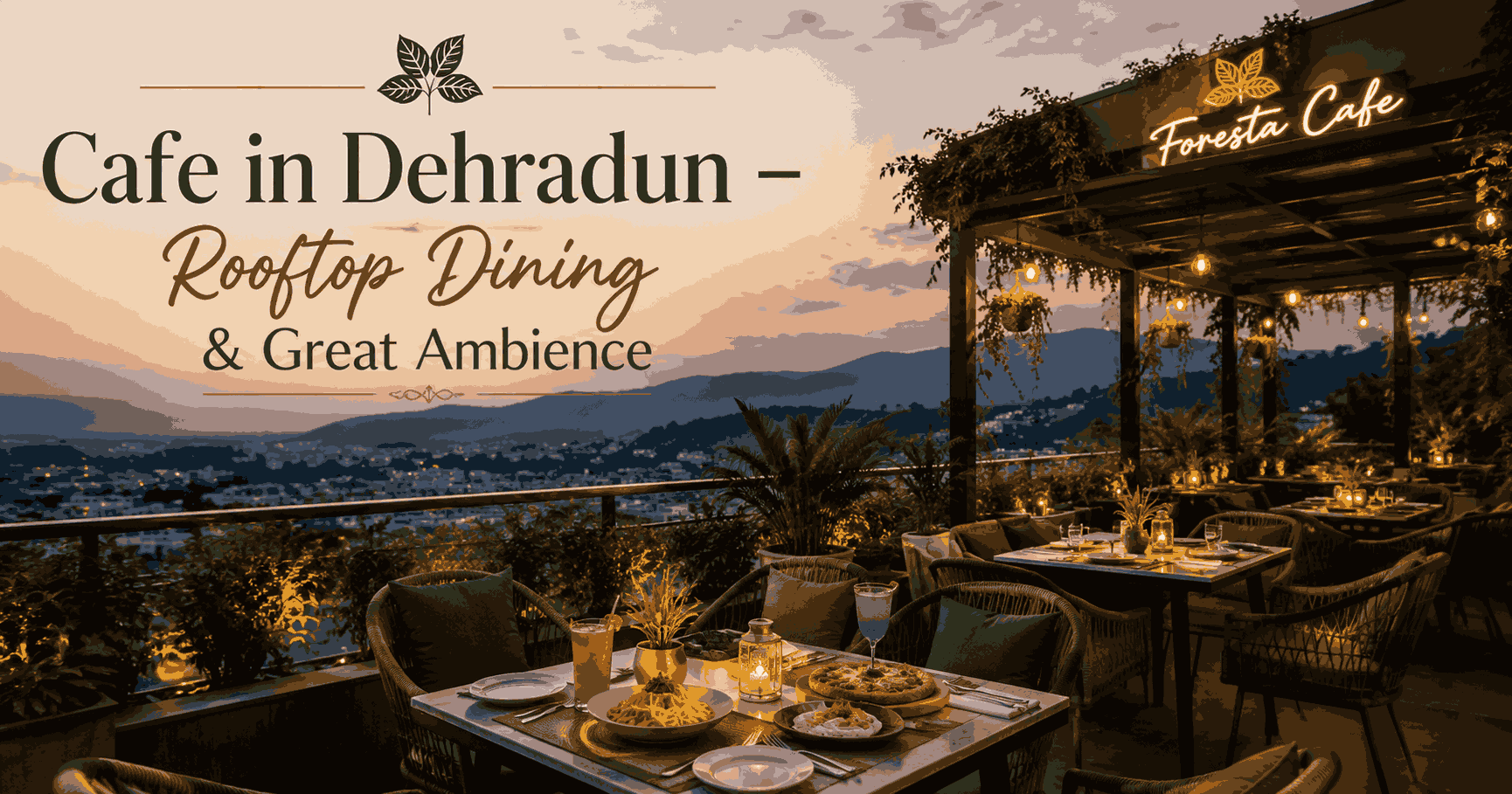 Cafe in Dehradun – Rooftop Dining & Great Ambience