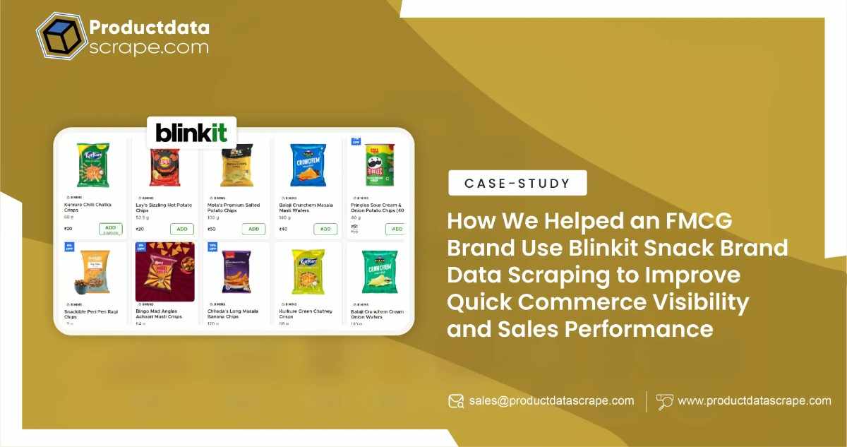 Blinkit Snack Brand Data Scraping