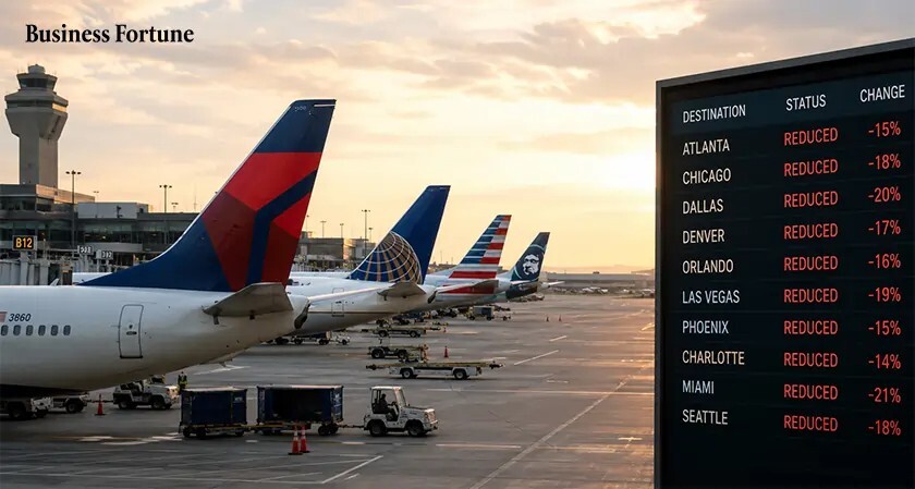 Major Airlines Cut Domestic Flight Capacity Ahead of Summer Travel Season