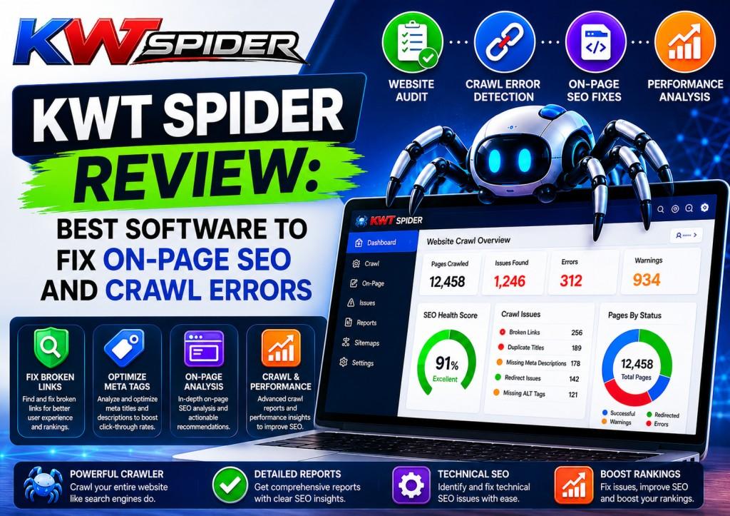 KWT Spider Review: Best Software to Fix On-Page SEO and Crawl Errors.