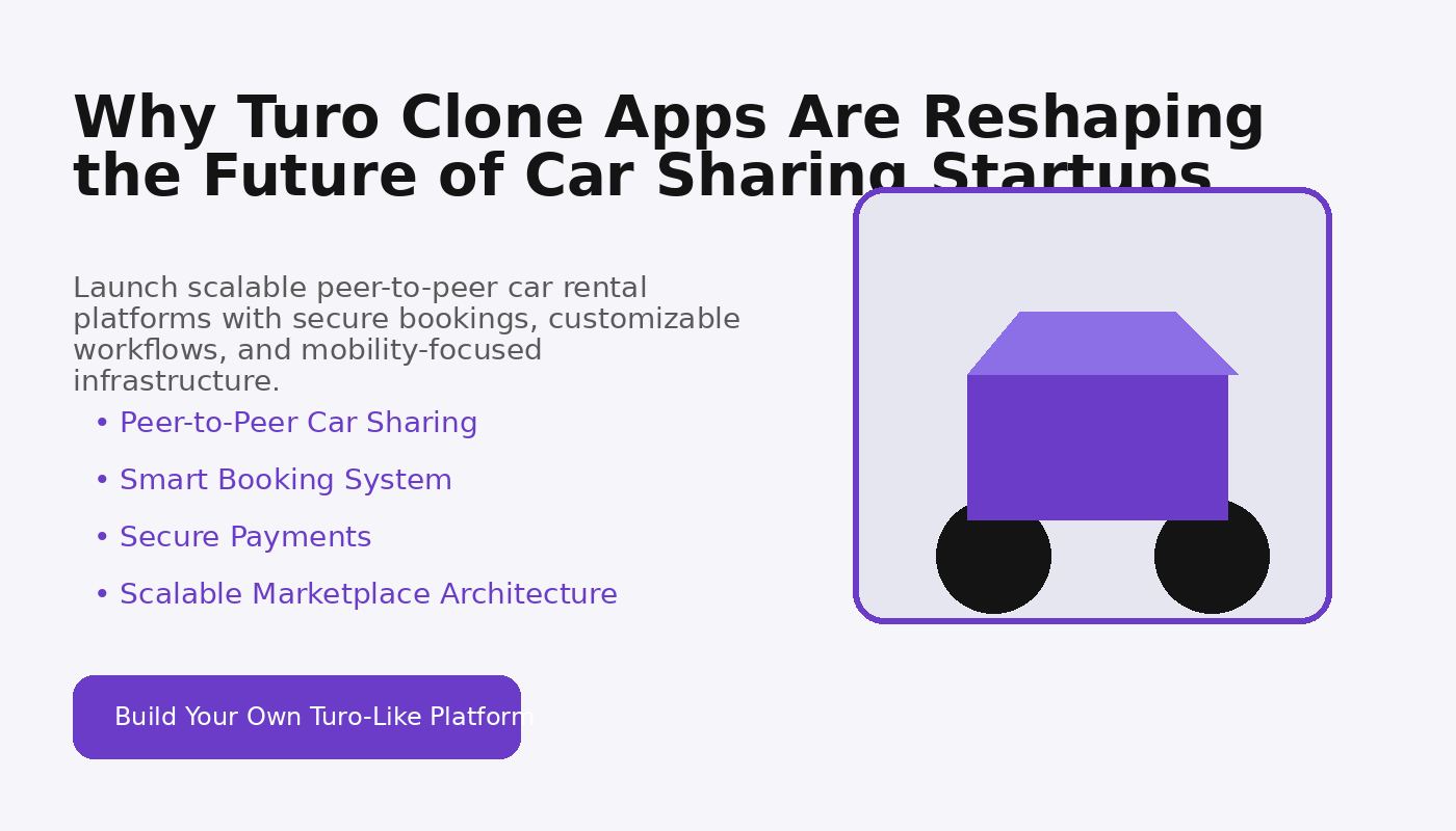 Why Turo Clone Apps Are Reshaping the Future of Car Sharing Startups