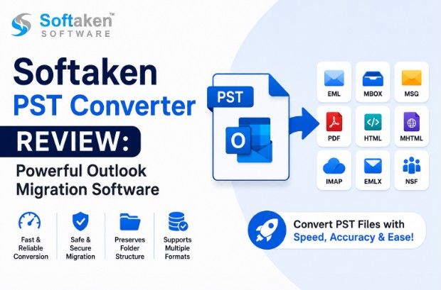 Softaken PST Converter Review: Powerful Outlook Migration Software