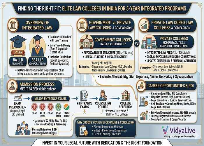 Best Integrated Law Course Colleges in India for Future Legal Professionals