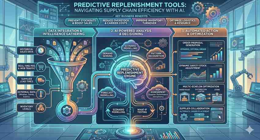 How Predictive Replenishment Tools Improve Forecast Accuracy