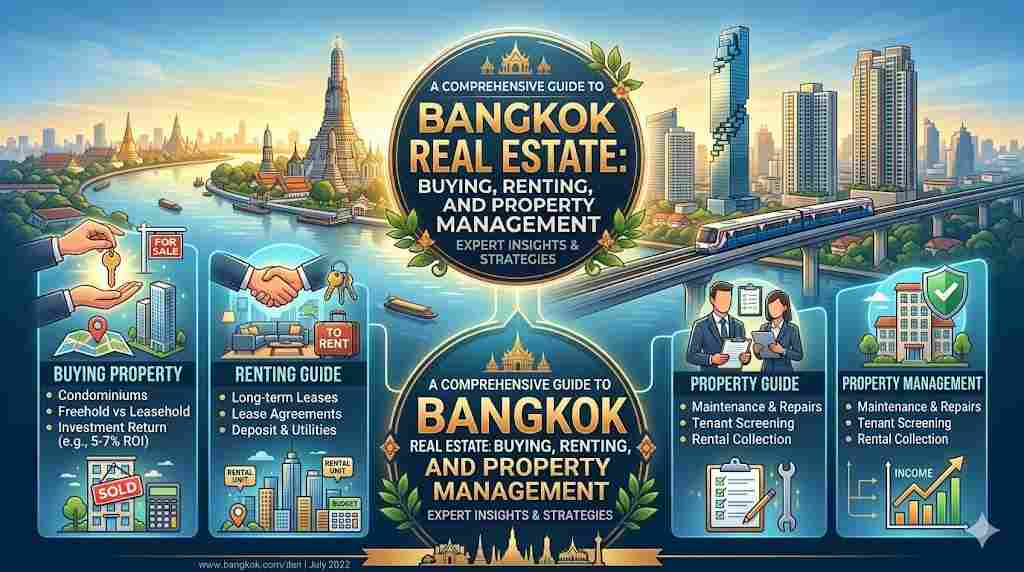 A Comprehensive Guide to Bangkok Real Estate: Buying, Renting, and Property Management