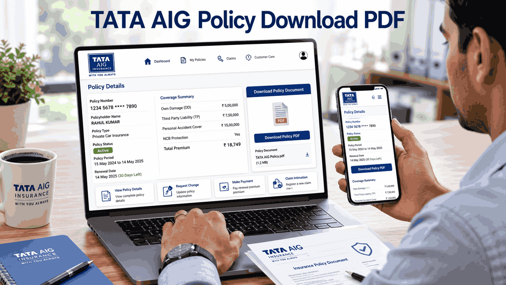 TATA AIG Policy Download with Policy Number PDF Download – Complete Online Guide