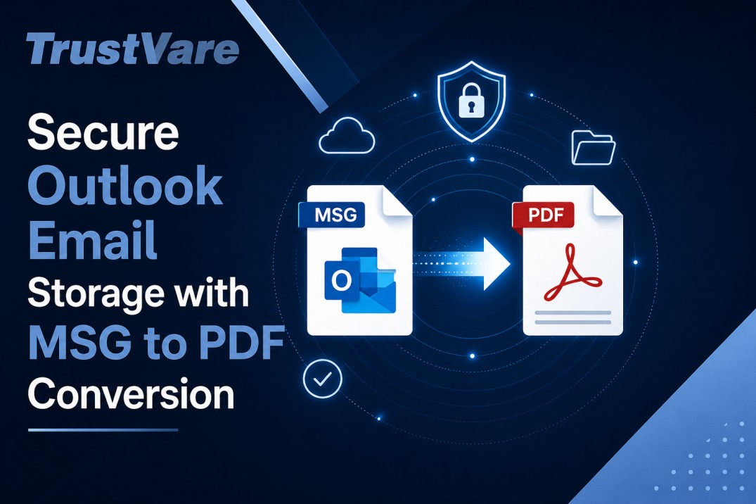 Secure Outlook Email Storage with MSG to PDF Conversion