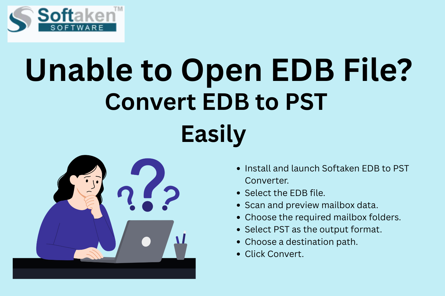Unable to Open EDB File? Convert EDB to PST Easily