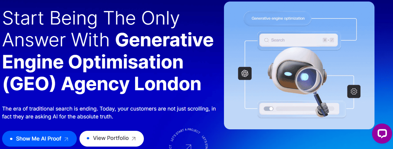 Top 10 Generative Engine Optimisation (GEO) Agencies in London, UK (2026 Edition)