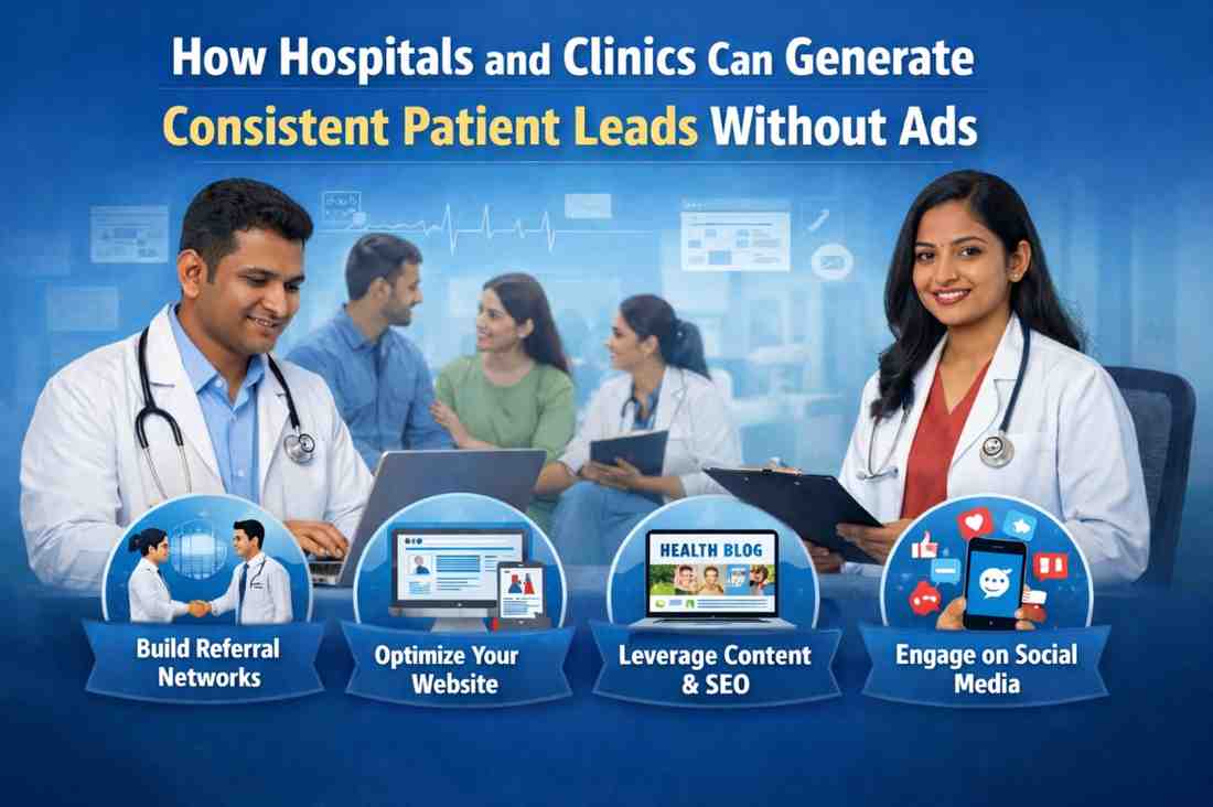 How Hospitals and Clinics Can Generate Consistent Patient Leads Without Ads