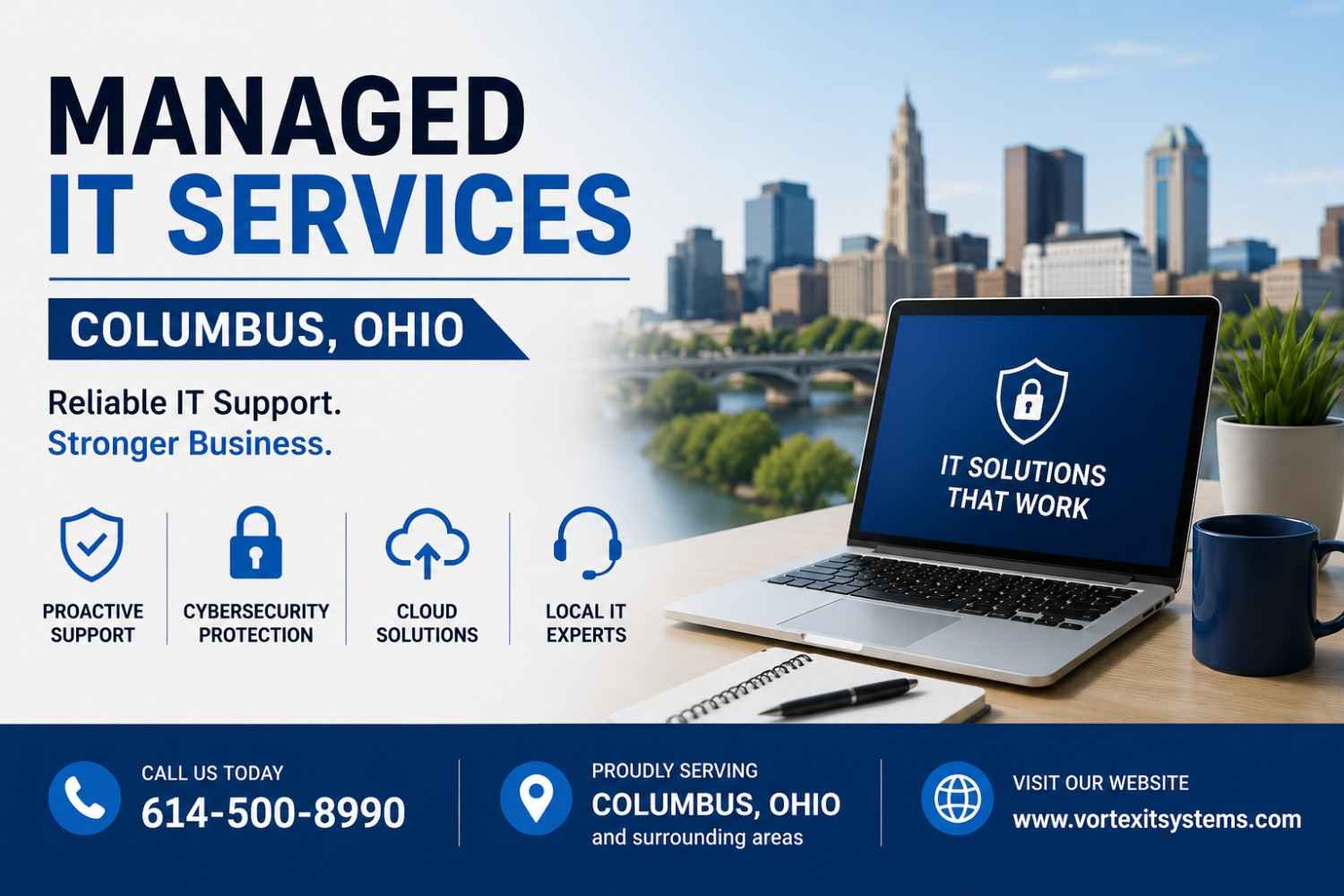 Managed IT Services Columbus, Ohio – Reliable IT Support for Growing Businesses