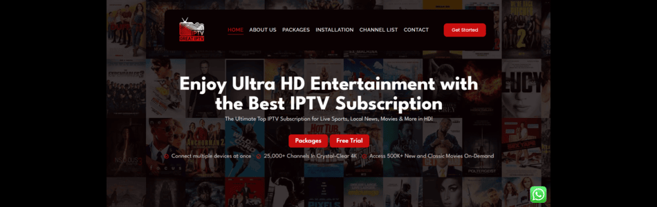 Great IPTV: 4k iptv streaming worldwide watch without buffering