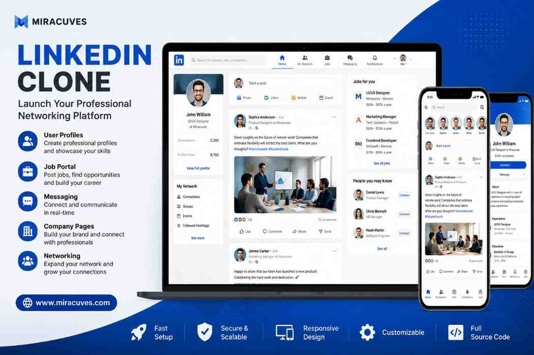 Launch a Professional Networking Platform with a LinkedIn Clone