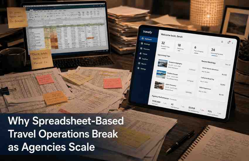 Why Spreadsheet-Based Travel Operations Break as Agencies Scale