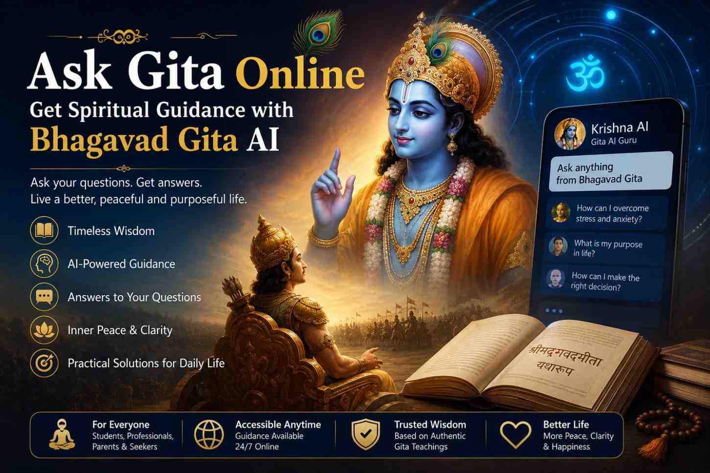 Ask Gita Online: Get Spiritual Guidance with Bhagavad Gita AI