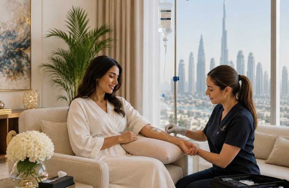 Why More Dubai Residents Are Choosing IV Drip at Home Services 