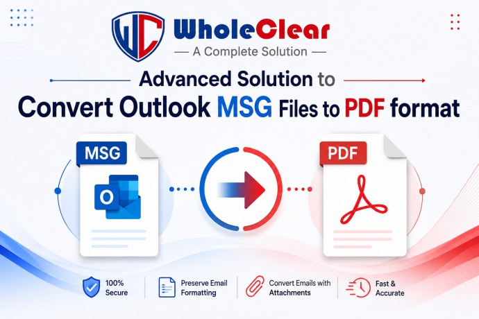 Advanced Solution to Convert Outlook MSG Files to PDF format 