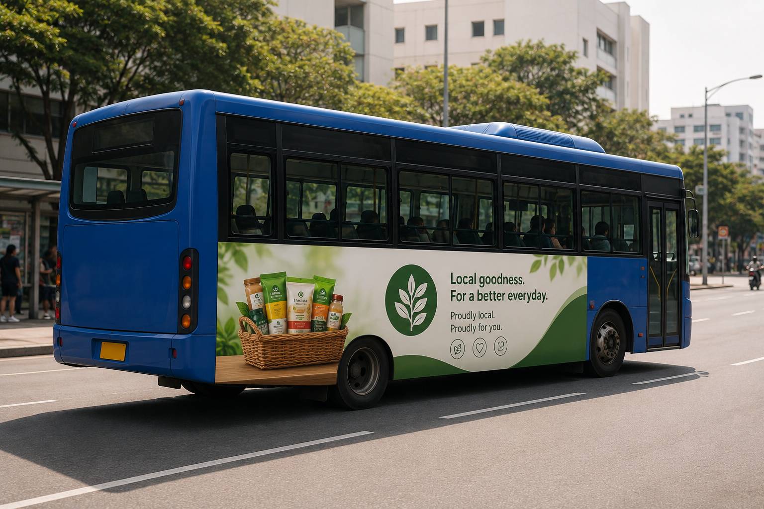 Bus Advertising for Strengthening Local Brand Awareness