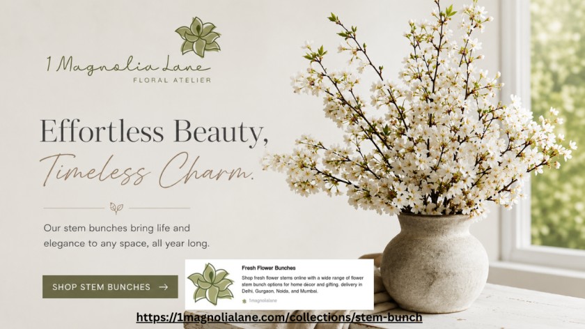 Why Stem Bunch Flowers Are Becoming a Favorite for Modern Home Decor