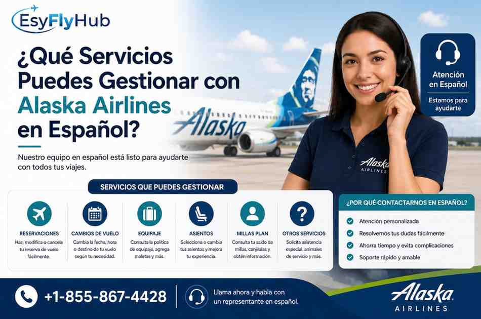 ¿Qué Servicios Puedes Gestionar con Alaska Airlines en Español?