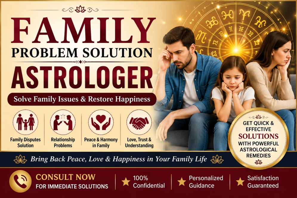 Famous Family Problem Solution Astrologer for Quick and Effective Results