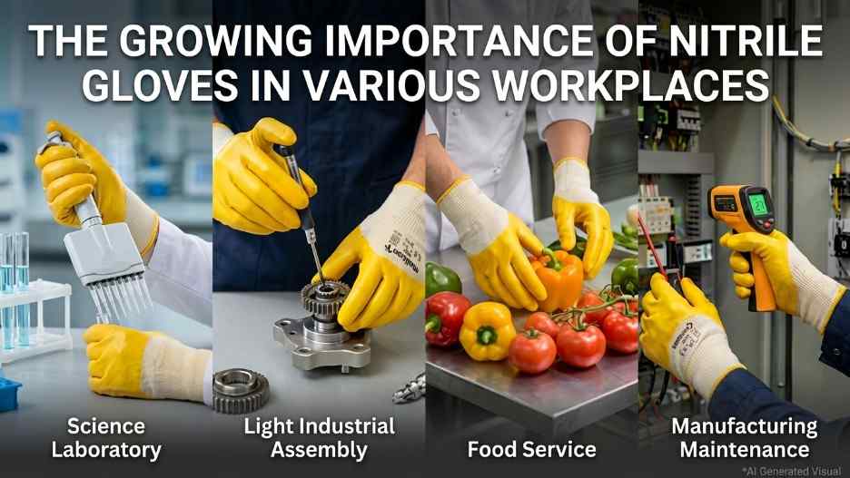 The Growing Importance of Nitrile Gloves in Various Workplaces 