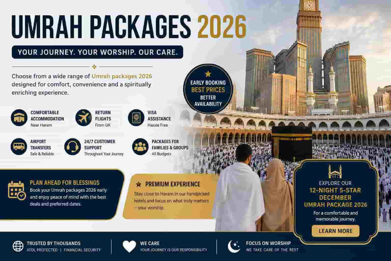 Things I Wish I Knew Before Booking Umrah Packages from UK for the First Time