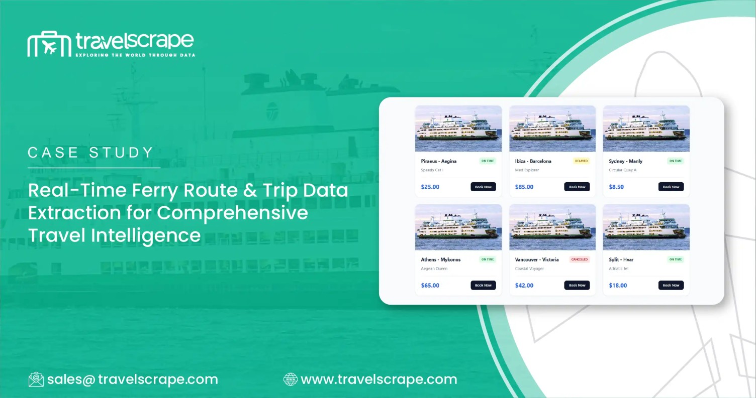 Real-Time Ferry Route & Trip Data Extraction