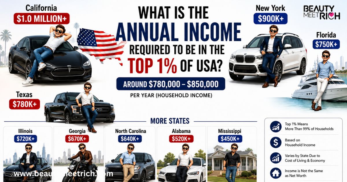 What Is the Annual Income Required to Be in the Top 1% of the USA?