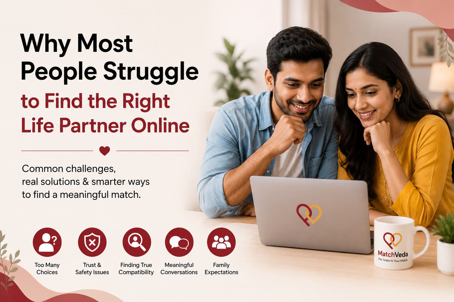 Why Most People Struggle to Find the Right Life Partner Online