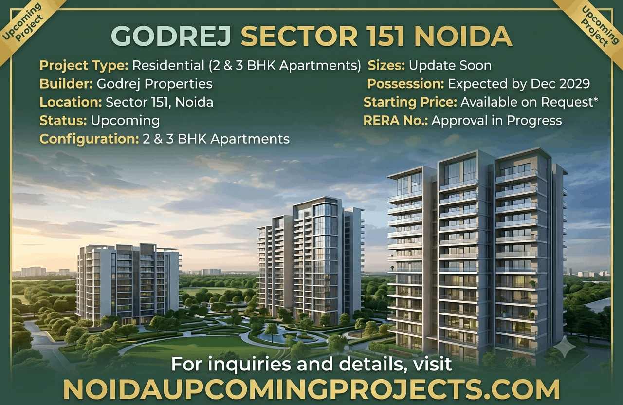 Godrej Sector 151 Noida – Premium 1, 2 & 3 BHK Luxury Homes