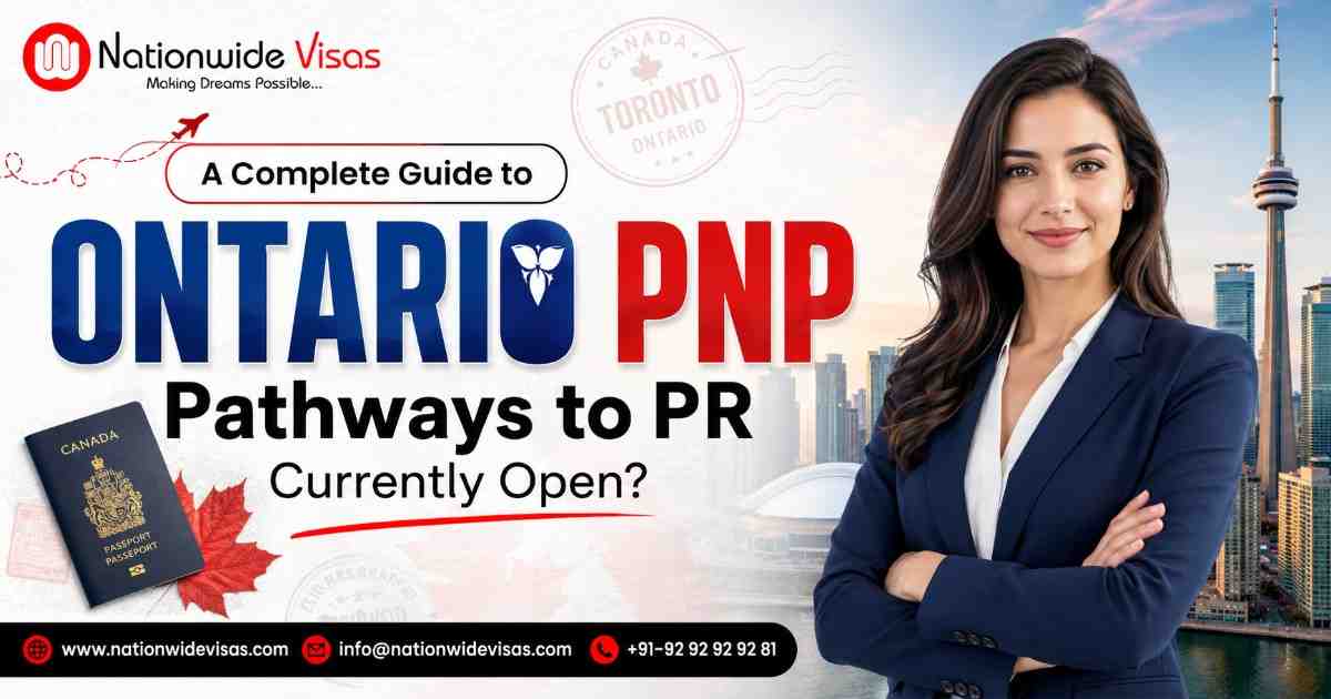 What Ontario PNP pathways to permanent residence are currently open?