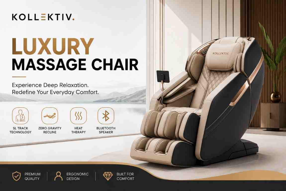 Luxury Massage Chairs: The Ultimate Blend of Comfort, Technology, and Wellness