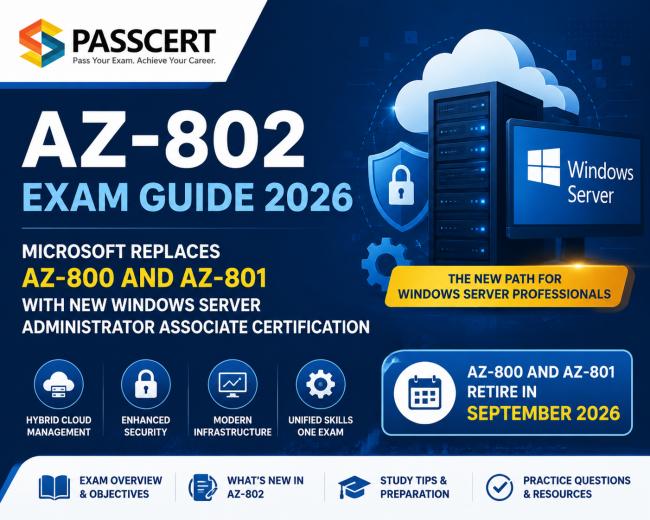 AZ-802 Exam Guide 2026: Microsoft Replaces AZ-800 and AZ-801 with New Windows Server Administrator Associate Certificati