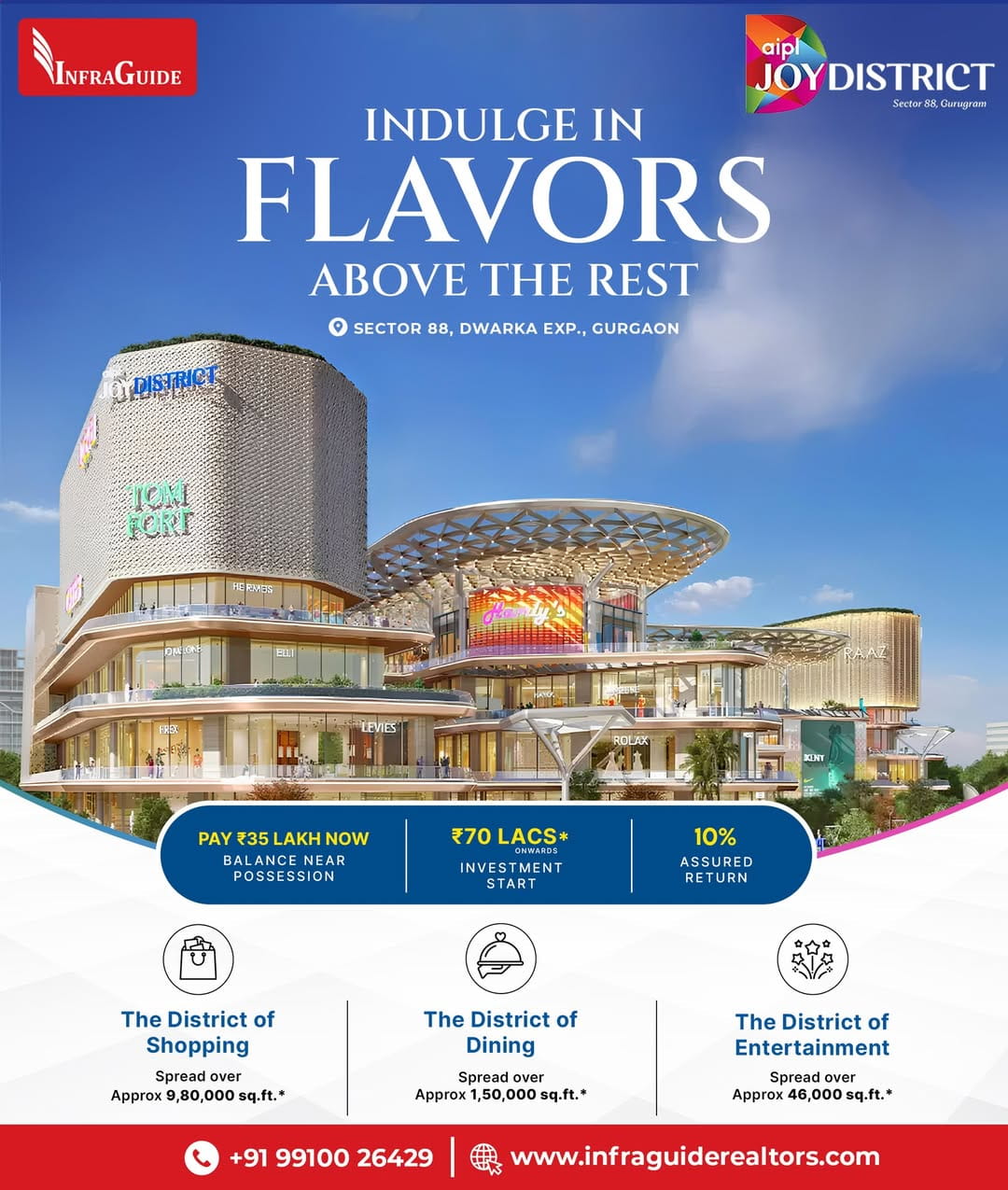 AIPL Joy District Sector 88 Gurgaon – A Modern Commercial Destination