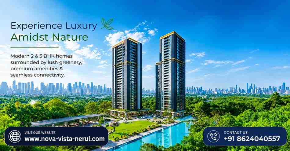 Today Nova Vista Nerul - Spacious 2, 3 & 4 BHK Apartments
