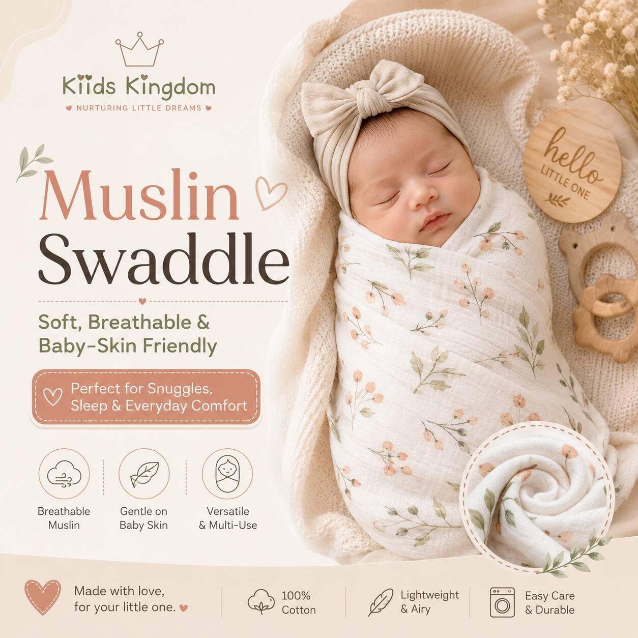 Muslin Swaddle: The Ultimate Guide for Your Baby's Comfort and Better Sleep